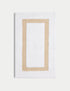 Cotton Blend Border Quick Dry Bath Mat